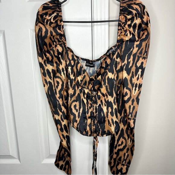 CHEETAH PRINT SEXY TOP - Picture 1 of 2